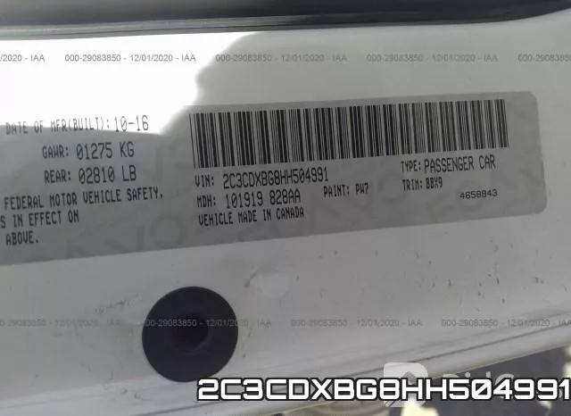 2C3CDXBG8HH504991 фото 10