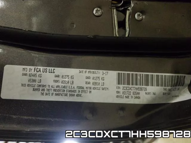 2C3CDXCT7HH598728 фото 2