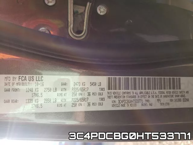 3C4PDCBG0HT533771 фото 2