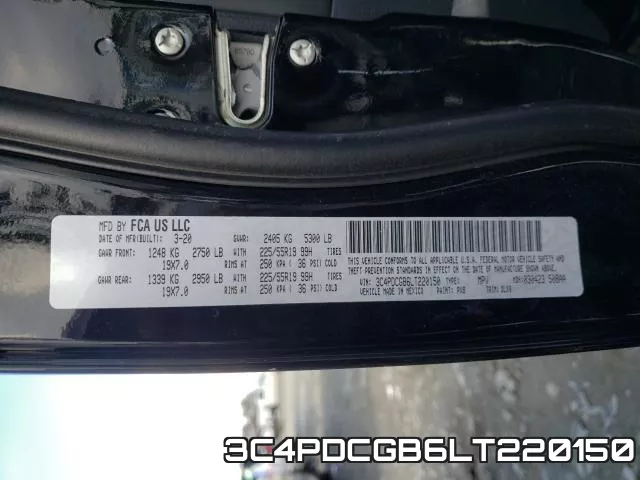 3C4PDCGB6LT220150 фото 2