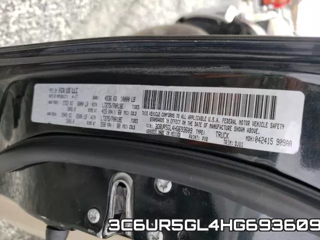 3C6UR5GL4HG693609 фото 2