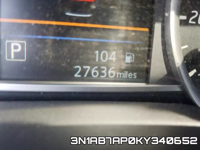 3N1AB7AP0KY340652 фото 8