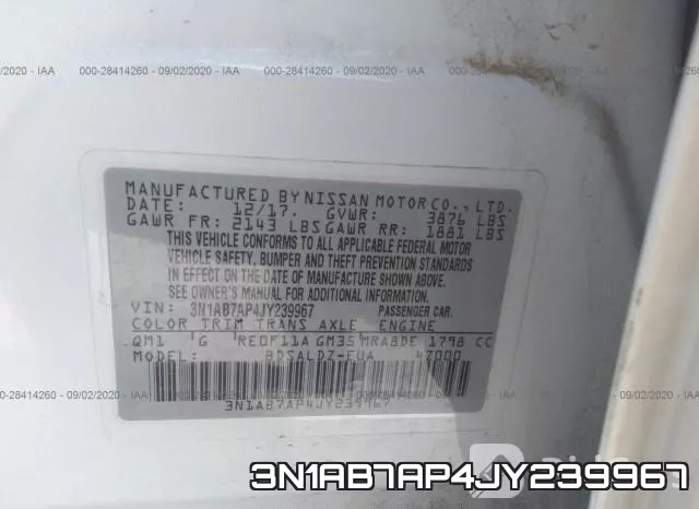 3N1AB7AP4JY239967 фото 9