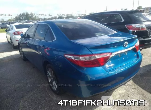 4T1BF1FK2HU750179 фото 4