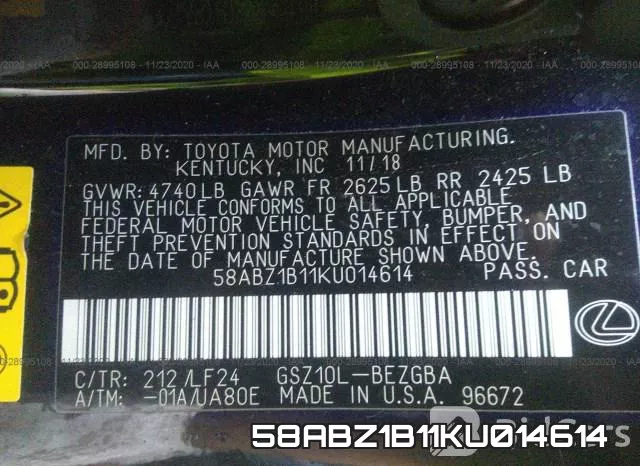 58ABZ1B11KU014614 фото 9
