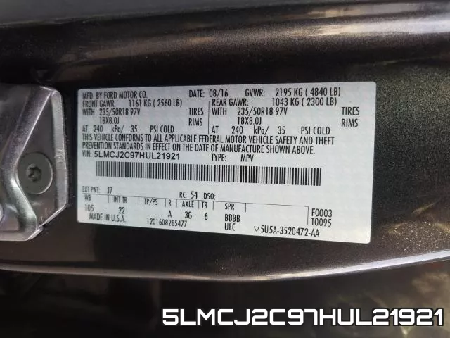 5LMCJ2C97HUL21921 фото 2
