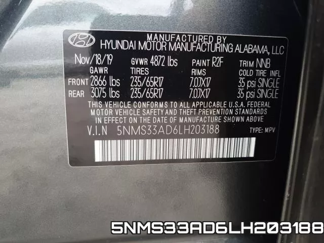 5NMS33AD6LH203188 фото 2