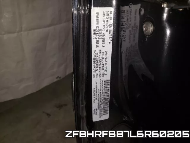 ZFBHRFBB7L6R60205 фото 2