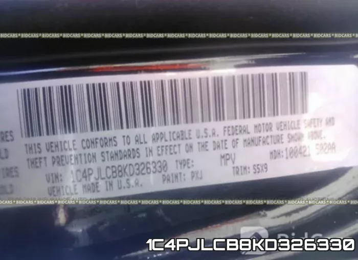1C4PJLCB8KD326330 фото 10