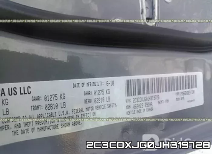 2C3CDXJG0JH319728 фото 10