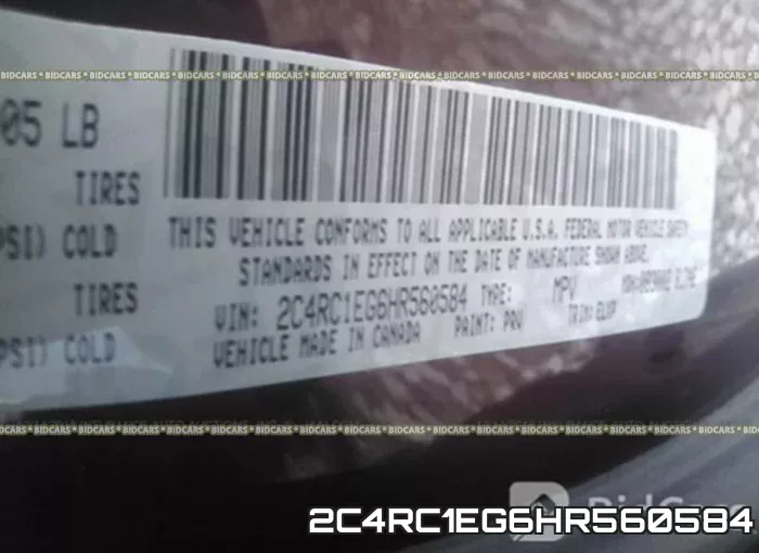 2C4RC1EG6HR560584 фото 10