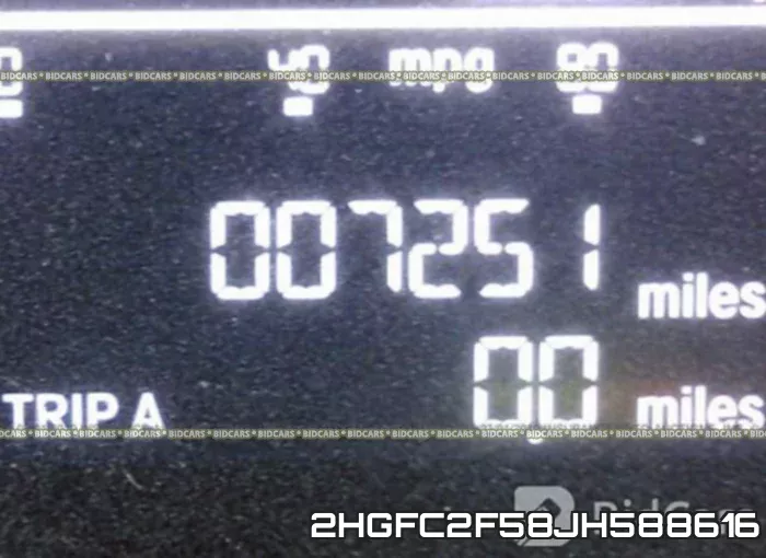 2HGFC2F58JH588616 фото 8