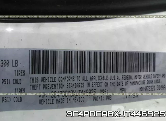 3C4PDCABXJT446925 фото 10