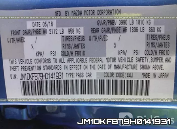 JM1DKFB79H0141931 фото 10