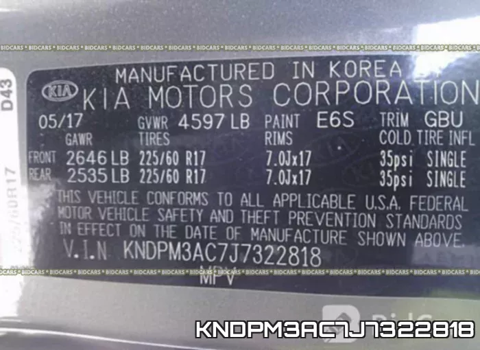 KNDPM3AC7J7322818 фото 10