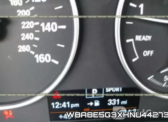 WBA8E5G3XHNU44273 фото 8