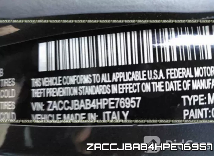 ZACCJBAB4HPE76957 фото 10