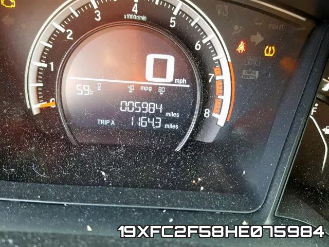 19XFC2F58HE075984 фото 8