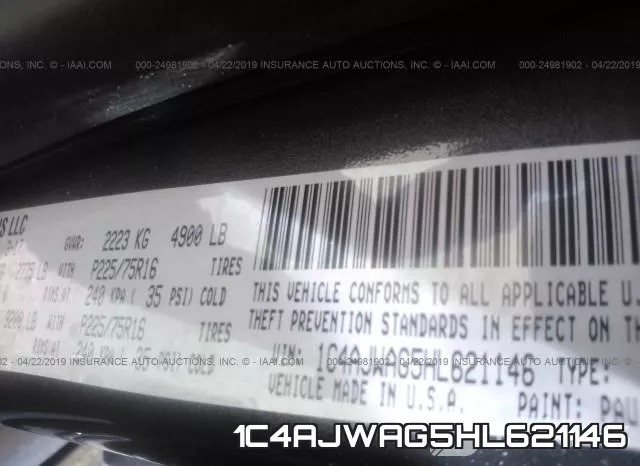1C4AJWAG5HL621146 фото 10