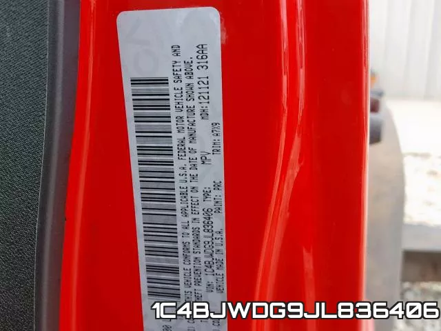 1C4BJWDG9JL836406 фото 2