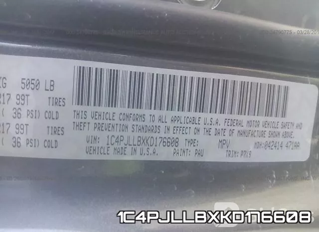 1C4PJLLBXKD176608 фото 10