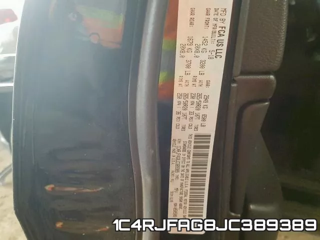 1C4RJFAG8JC389389 фото 2
