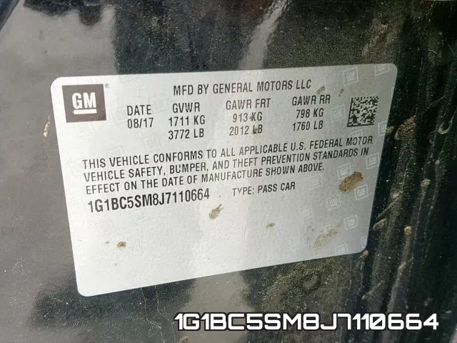 1G1BC5SM8J7110664 фото 2