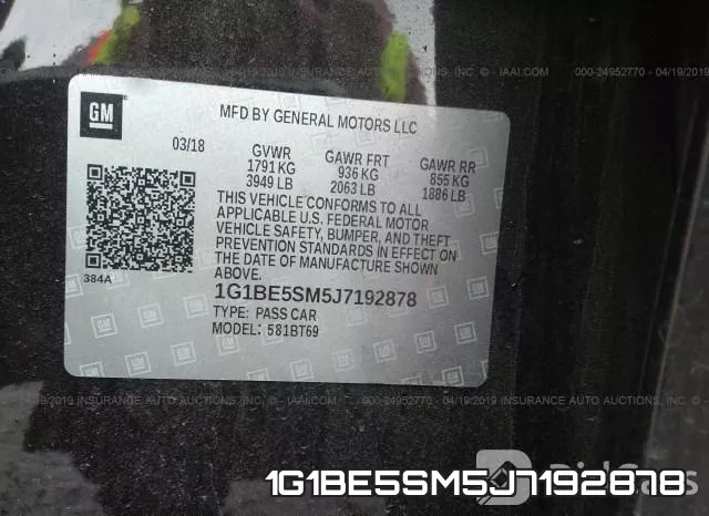 1G1BE5SM5J7192878 фото 10