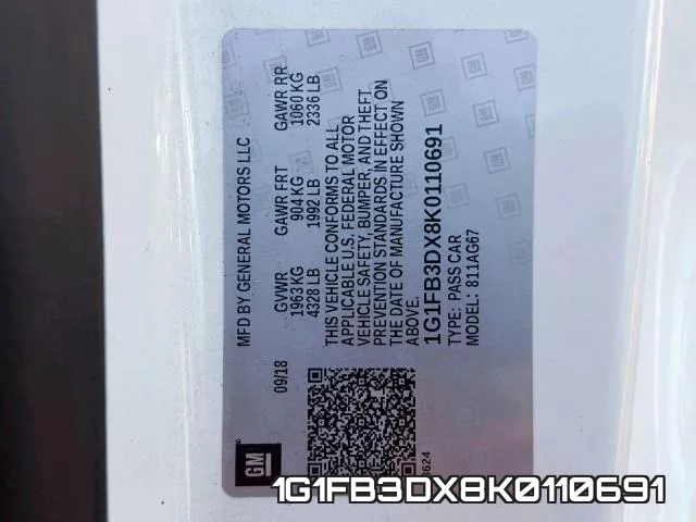 1G1FB3DX8K0110691 фото 2