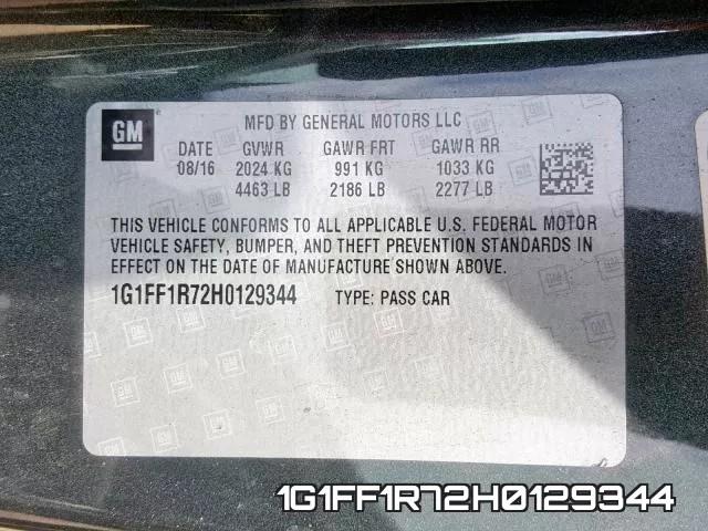 1G1FF1R72H0129344 фото 2
