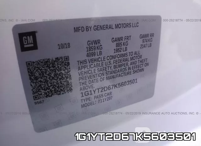 1G1YT2D67K5603501 фото 10