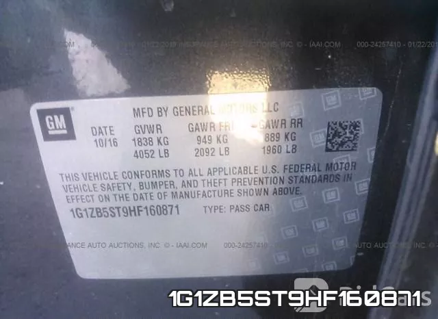1G1ZB5ST9HF160871 фото 10