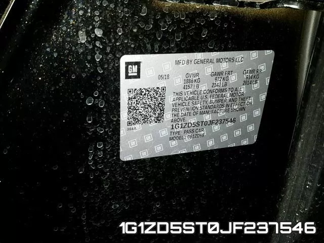 1G1ZD5ST0JF237546 фото 2