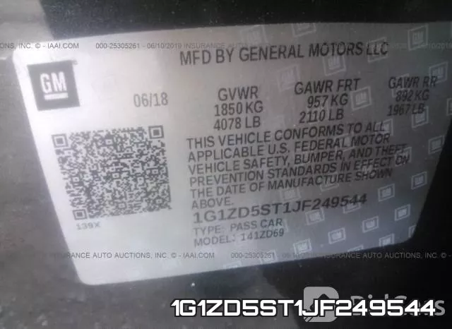 1G1ZD5ST1JF249544 фото 10