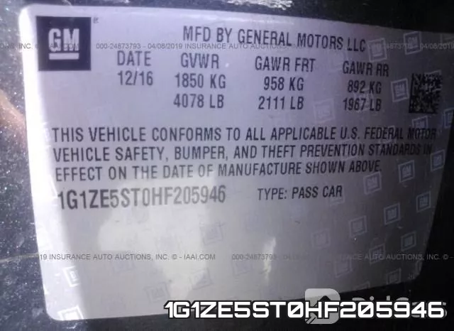 1G1ZE5ST0HF205946 фото 10