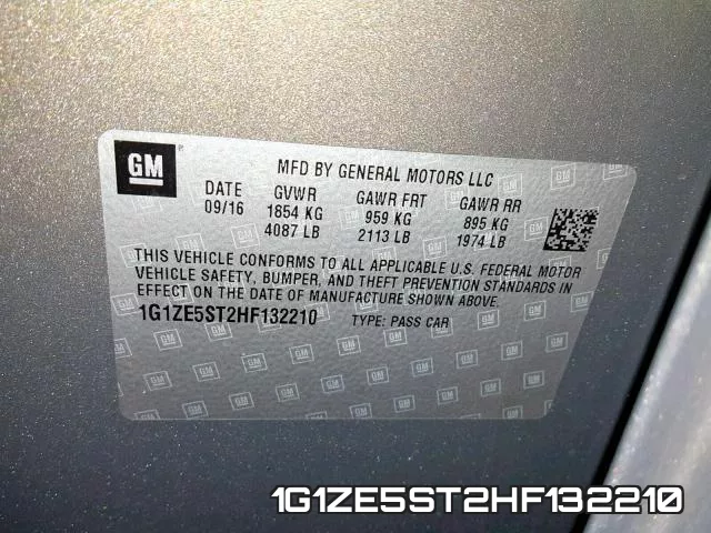 1G1ZE5ST2HF132210 фото 2