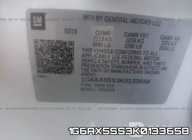 1G6AX5SS3K0133658 фото 10
