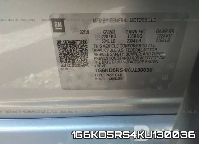 1G6KD5RS4KU130036 фото 10