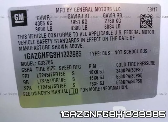 1GAZGNFG8H1333985 фото 10