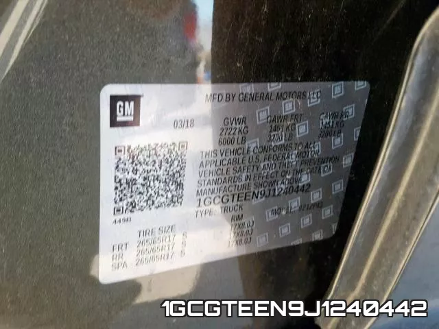 1GCGTEEN9J1240442 фото 2