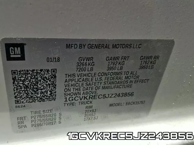 1GCVKREC5JZ243856 фото 2