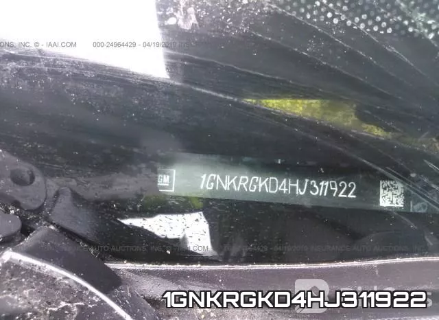 1GNKRGKD4HJ311922 фото 10