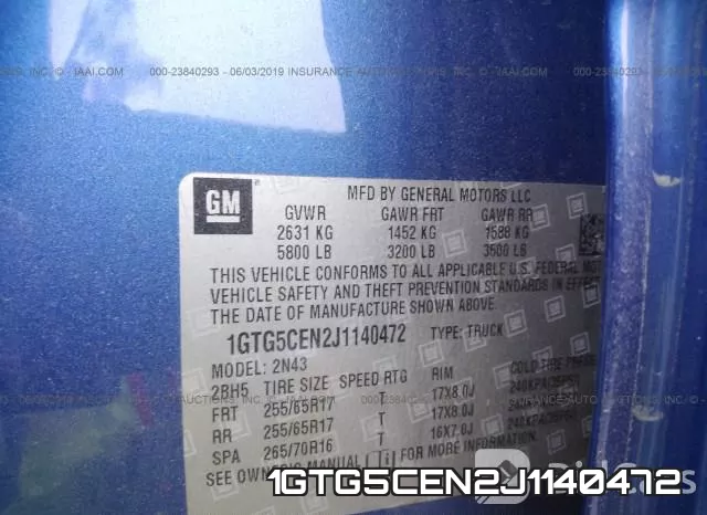 1GTG5CEN2J1140472 фото 10