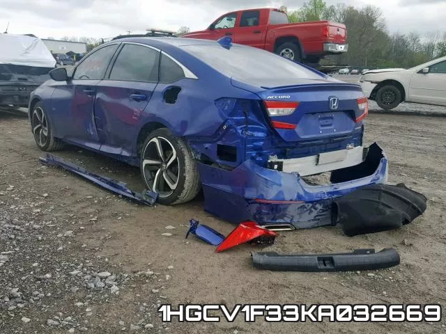 1HGCV1F33KA032669 фото 4