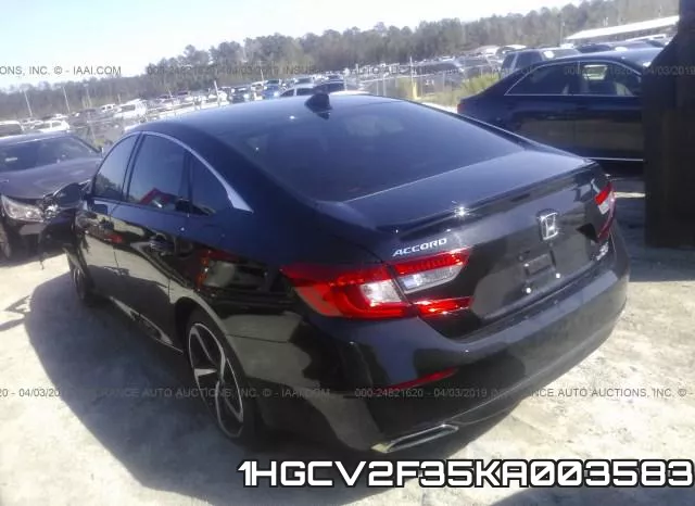 1HGCV2F35KA003583 фото 4