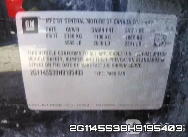 2G1145S38H9195403 фото 10