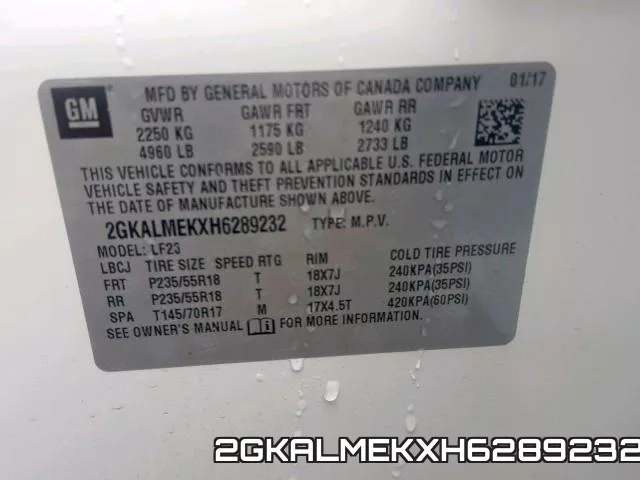 2GKALMEKXH6289232 фото 2