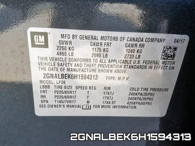 2GNALBEK6H1594313 фото 2