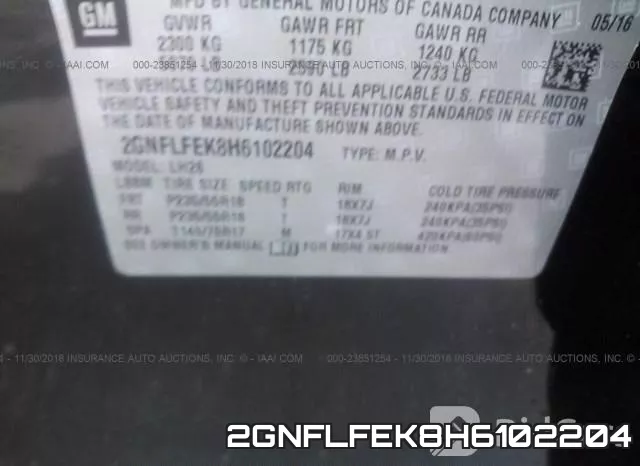 2GNFLFEK8H6102204 фото 9