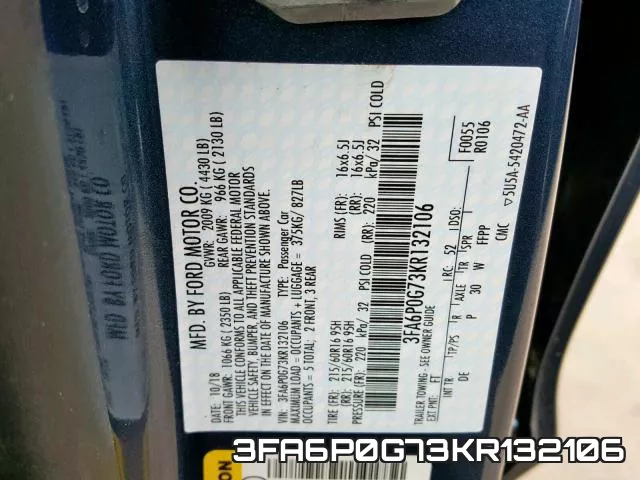 3FA6P0G73KR132106 фото 2
